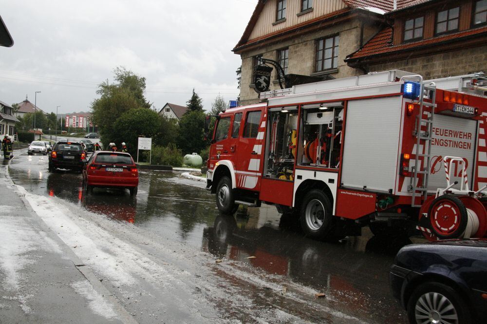 Unwetter auf der Alb Juli 2011