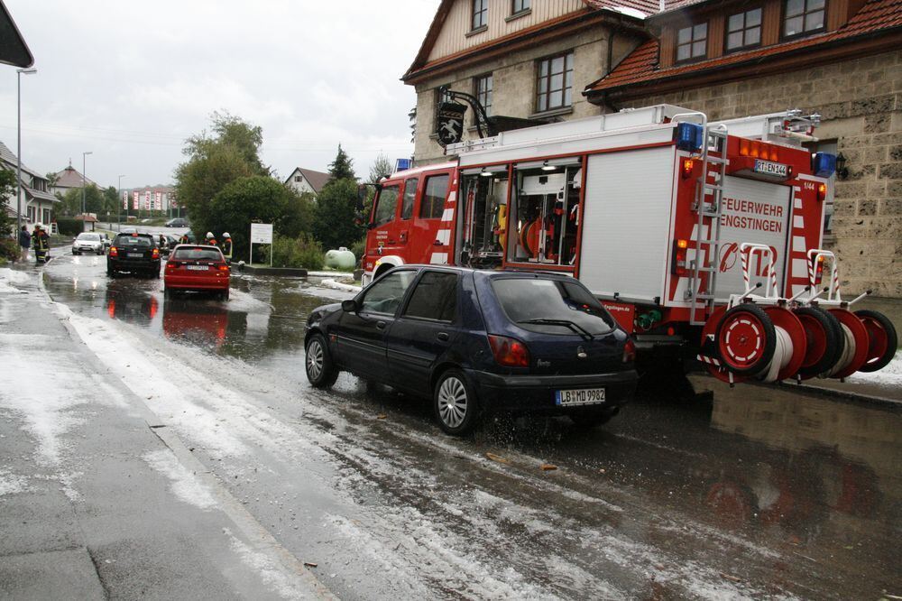 Unwetter auf der Alb Juli 2011