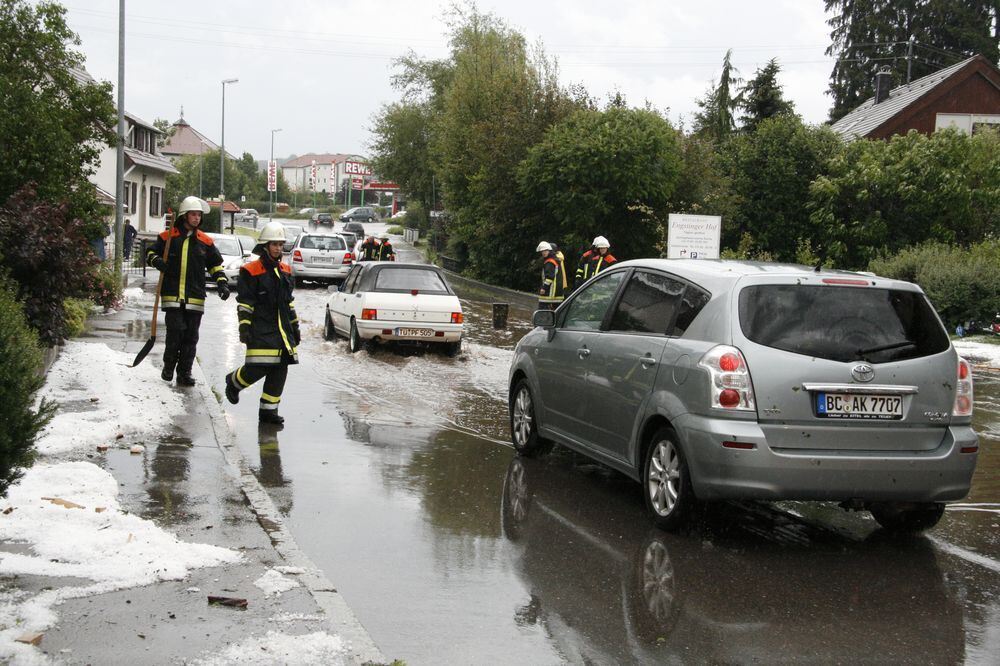 Unwetter auf der Alb Juli 2011