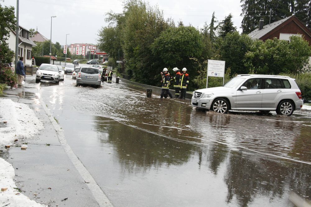 Unwetter auf der Alb Juli 2011