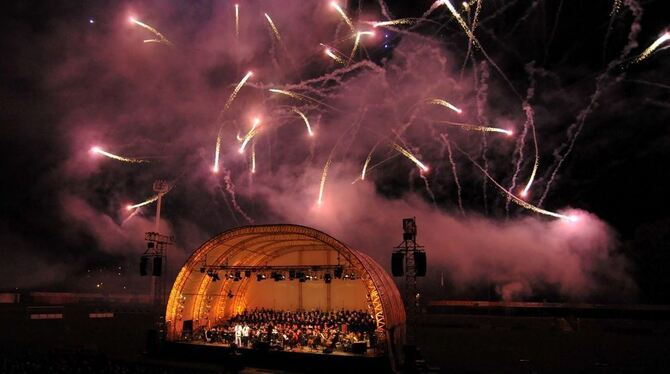 Am 21. Juli gibt es wieder das Open-Air-Spektakel mit Feuerwerk im Stadion.