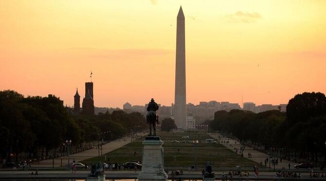 Machtzentrum in Washington: Blick auf die Westfront des Capitol Hill.