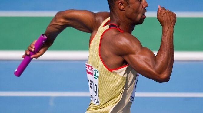 Der gebürtige Tübinger Marius Broening dürfte als sehr erfahrener Sprinter bei der WM in der 4 x 100-m-Staffel gesetzt sein. FOT