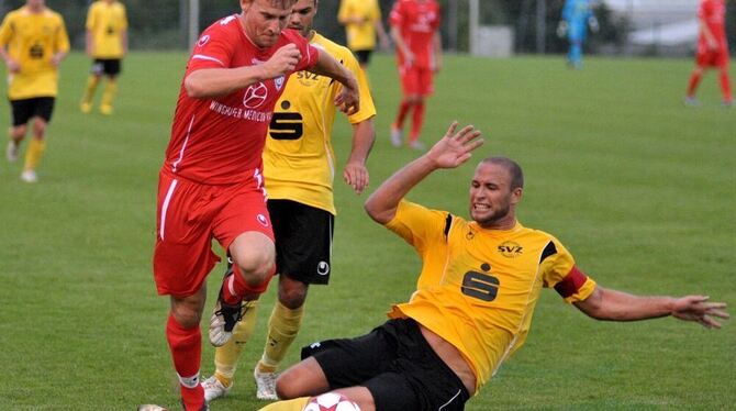 Der SSV Reutlingen besiegt den SV Zimmern mit 5:3. FOTO: THOMYS