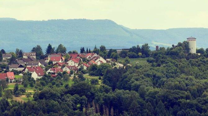 Blick auf Kusterdingen, der Hauptort der Gesamtgemeinde auf den Härten, von Pfrondorf aus gesehen.  GEA-ARCHIVFOTO: MEYER