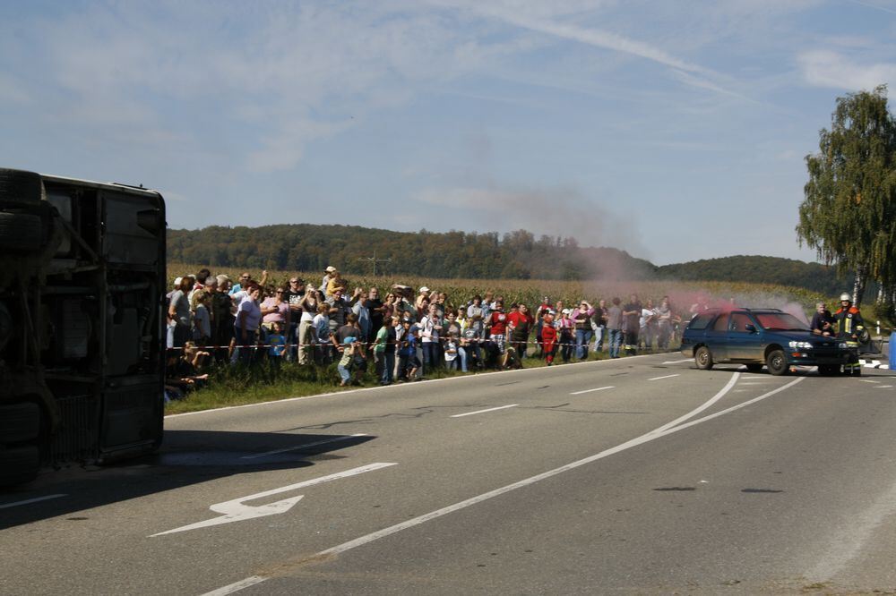 Großübung Feuerwehr Engstingen September 2011