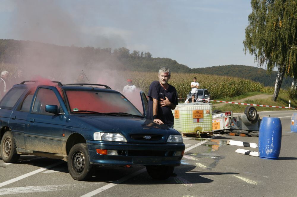 Großübung Feuerwehr Engstingen September 2011