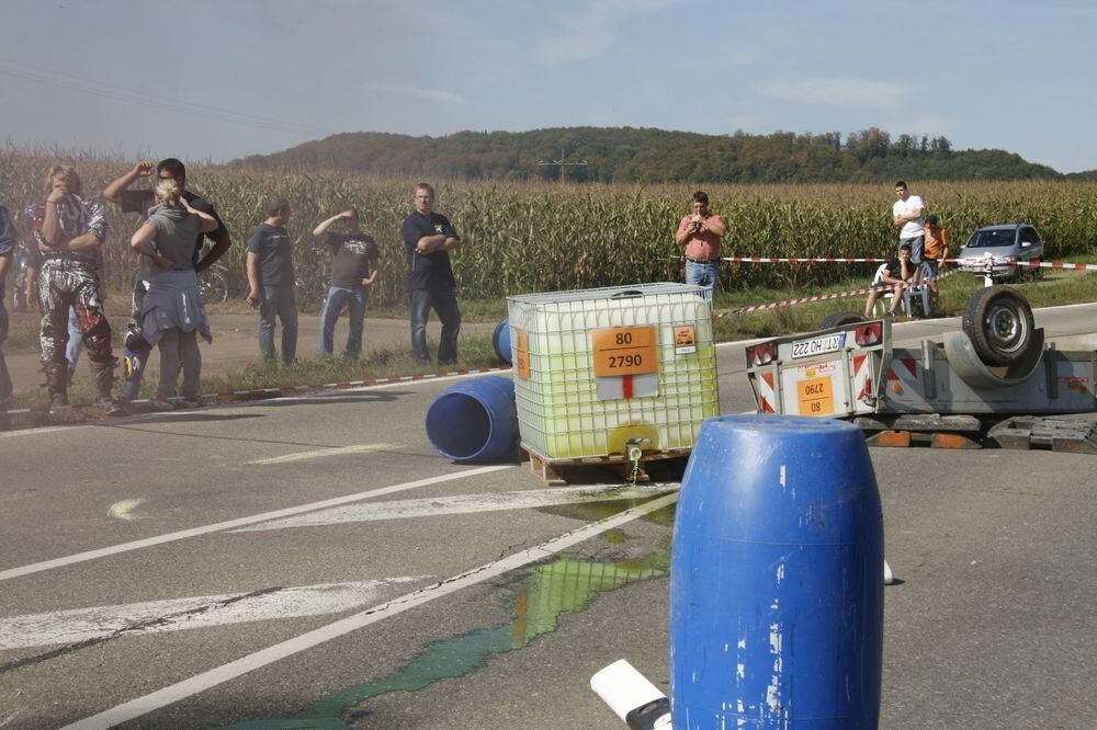 Großübung Feuerwehr Engstingen September 2011