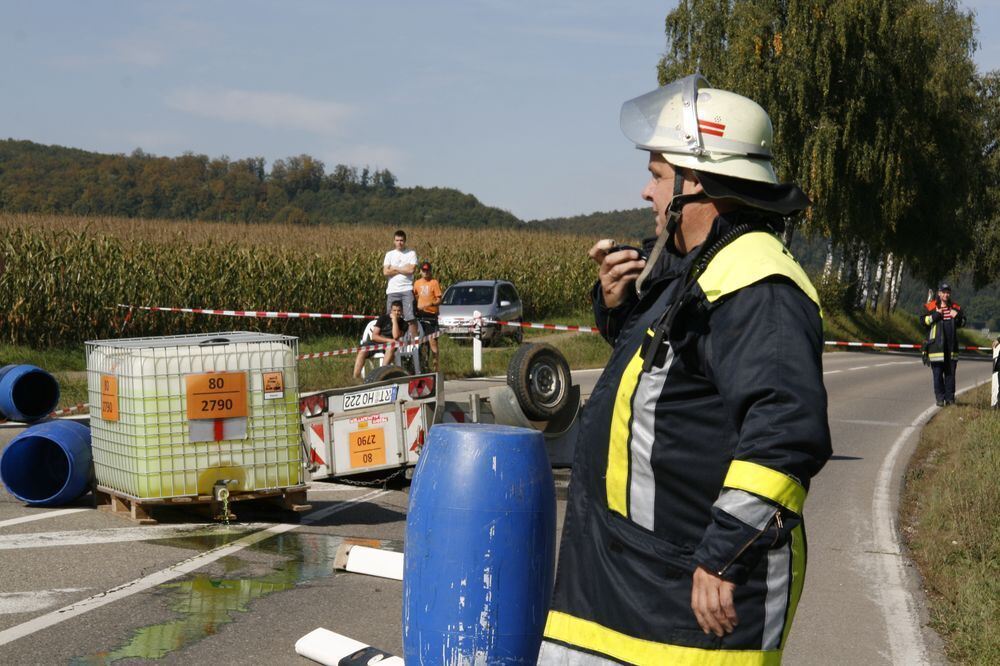 Großübung Feuerwehr Engstingen September 2011