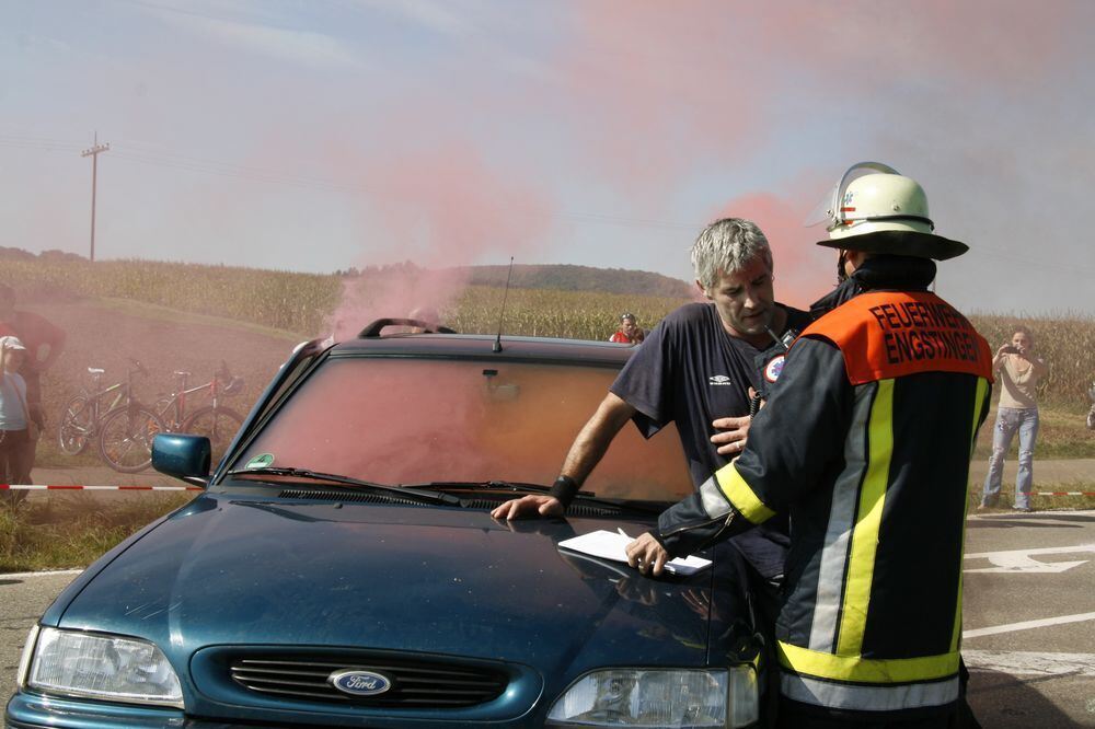 Großübung Feuerwehr Engstingen September 2011