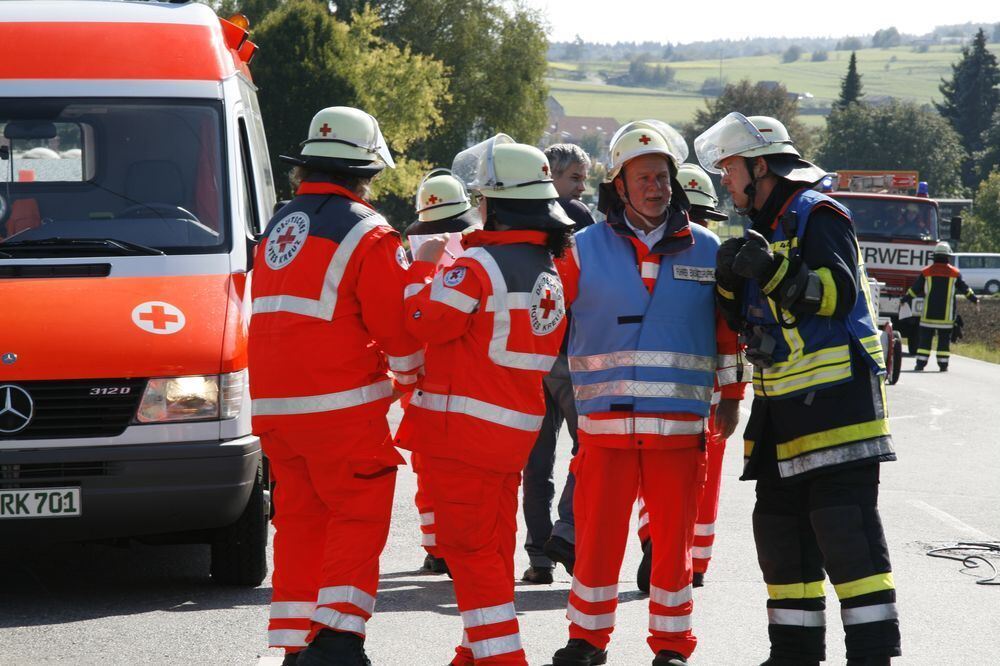 Großübung Feuerwehr Engstingen September 2011