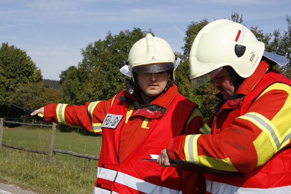 Großübung Feuerwehr Engstingen September 2011