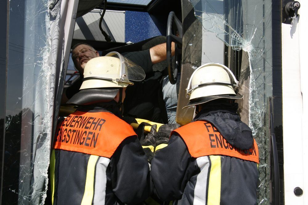 Großübung Feuerwehr Engstingen September 2011