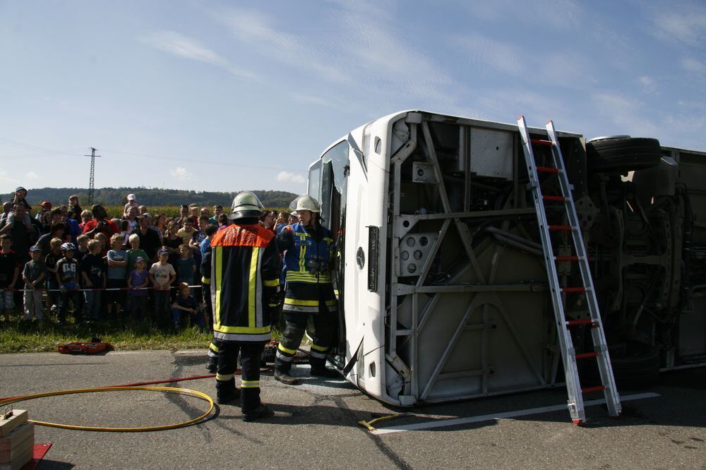 Großübung Feuerwehr Engstingen September 2011