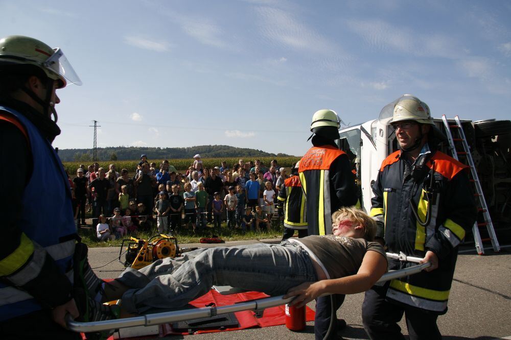 Großübung Feuerwehr Engstingen September 2011