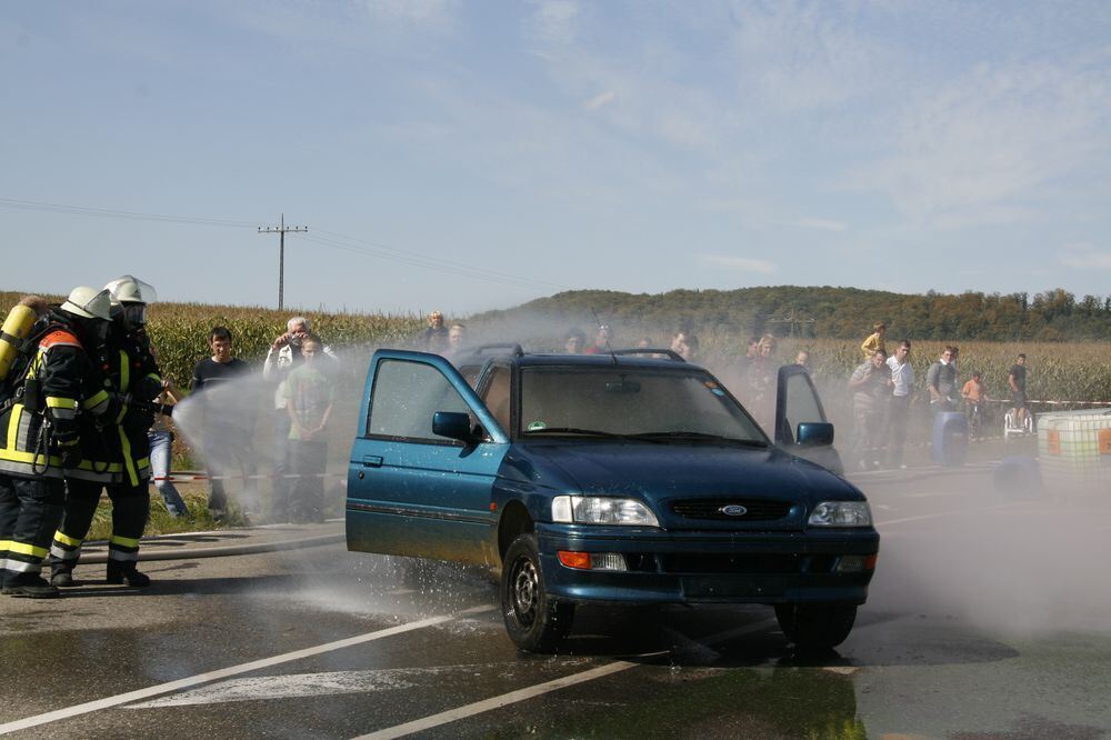 Großübung Feuerwehr Engstingen September 2011