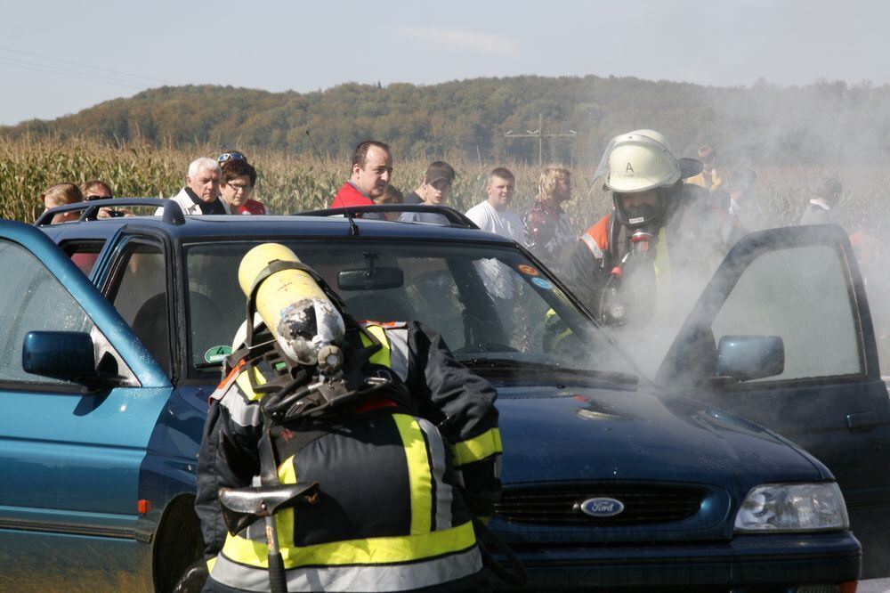 Großübung Feuerwehr Engstingen September 2011