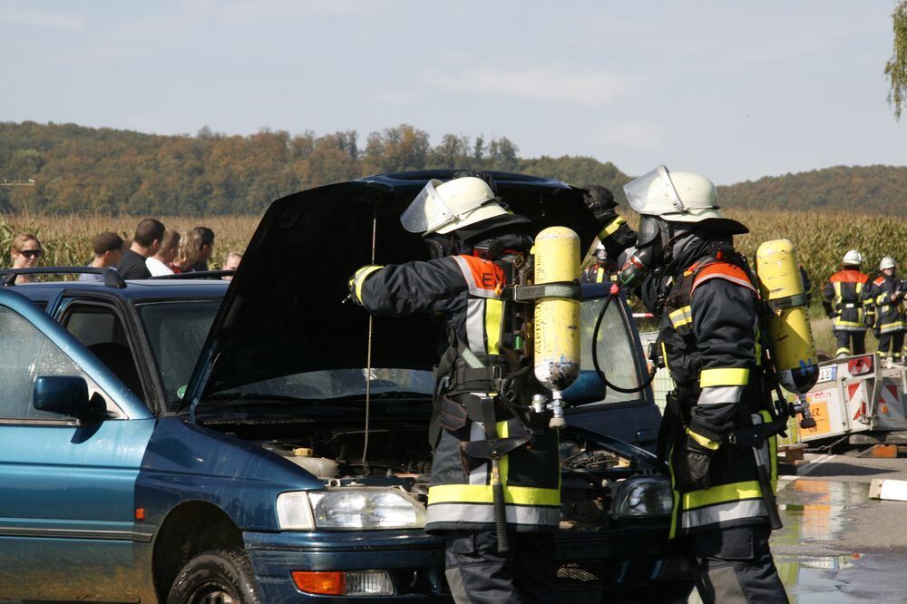 Großübung Feuerwehr Engstingen September 2011