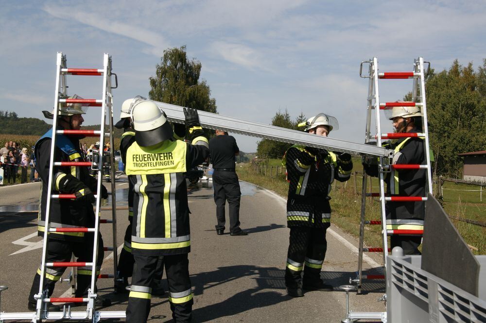 Großübung Feuerwehr Engstingen September 2011