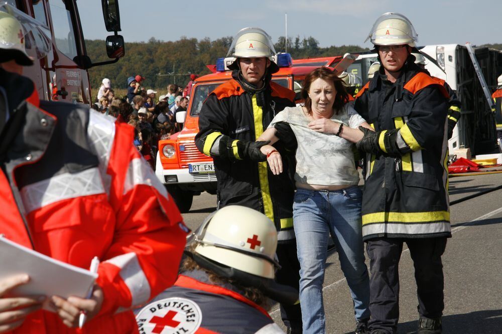 Großübung Feuerwehr Engstingen September 2011