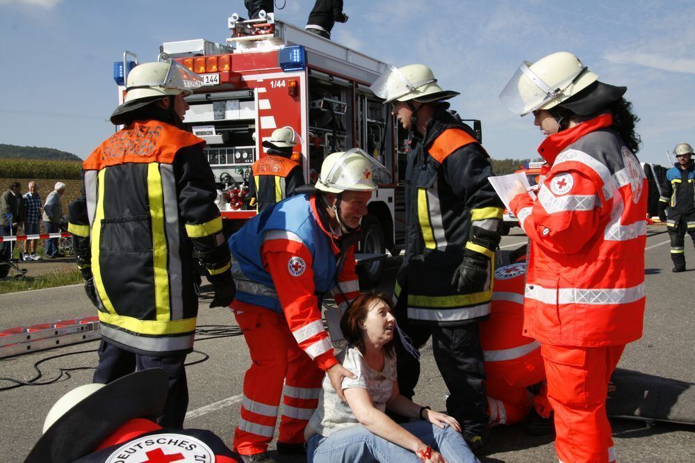 Großübung Feuerwehr Engstingen September 2011