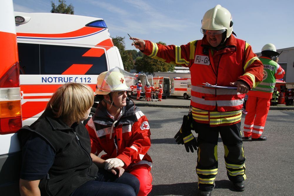 Großübung Feuerwehr Engstingen September 2011