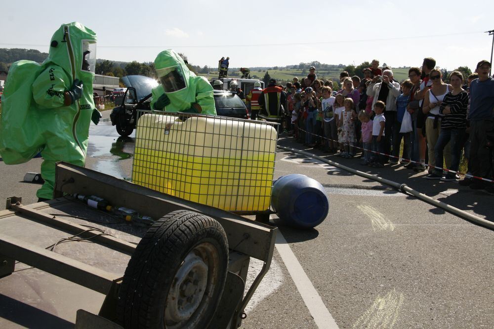 Großübung Feuerwehr Engstingen September 2011