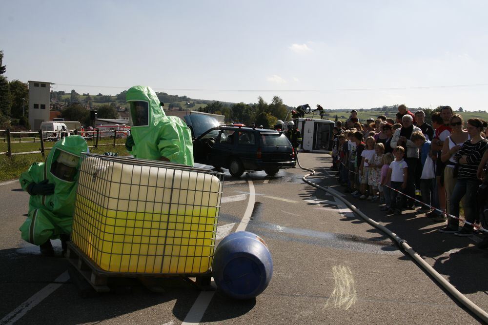 Großübung Feuerwehr Engstingen September 2011