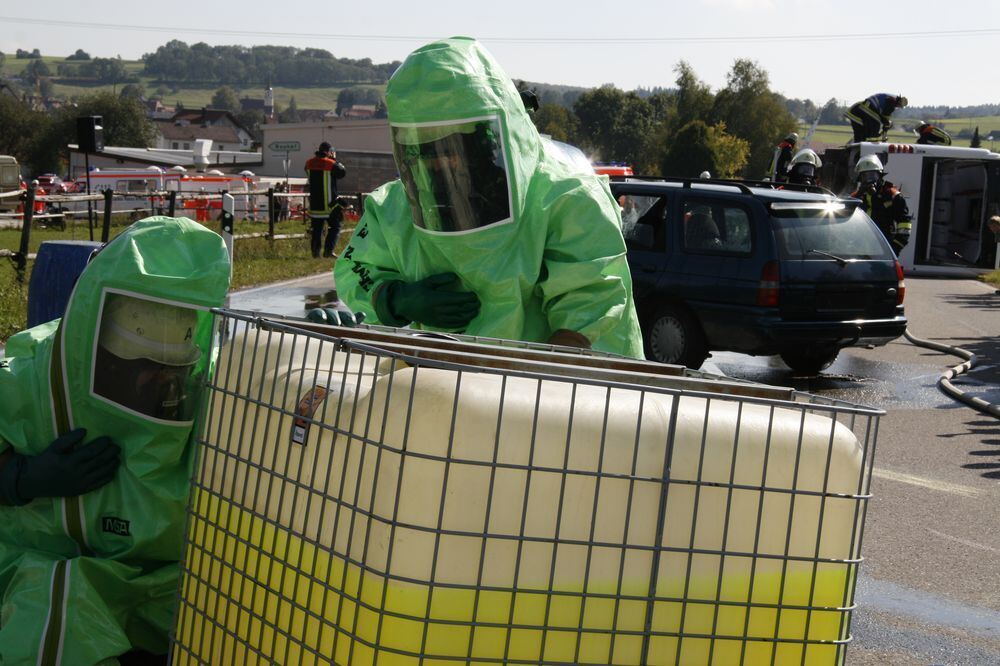 Großübung Feuerwehr Engstingen September 2011