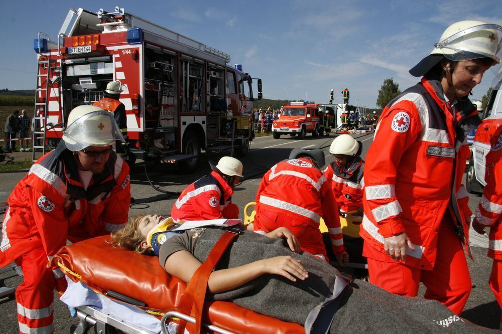 Großübung Feuerwehr Engstingen September 2011