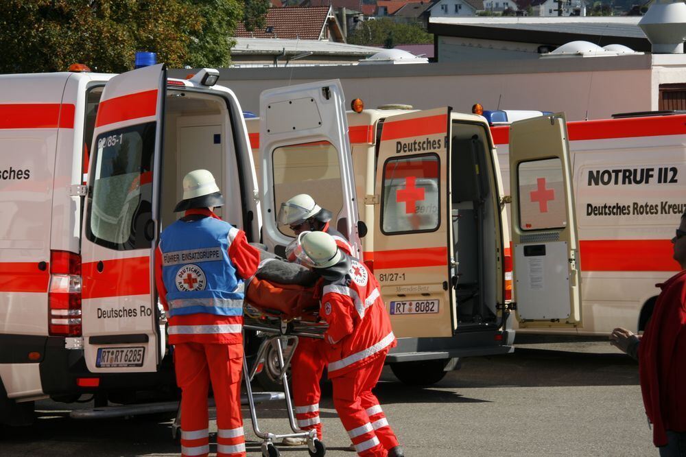 Großübung Feuerwehr Engstingen September 2011