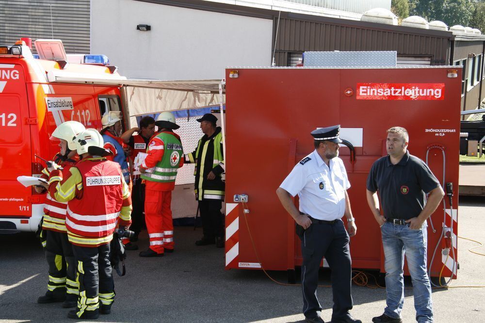 Großübung Feuerwehr Engstingen September 2011