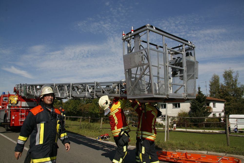 Großübung Feuerwehr Engstingen September 2011