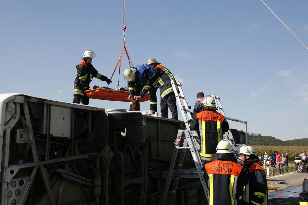 Großübung Feuerwehr Engstingen September 2011