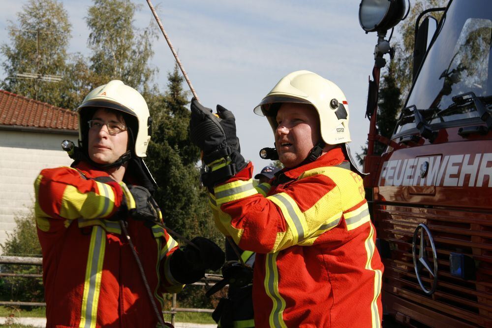 Großübung Feuerwehr Engstingen September 2011