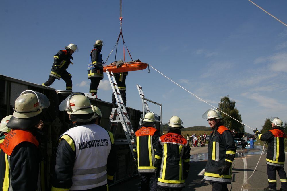 Großübung Feuerwehr Engstingen September 2011