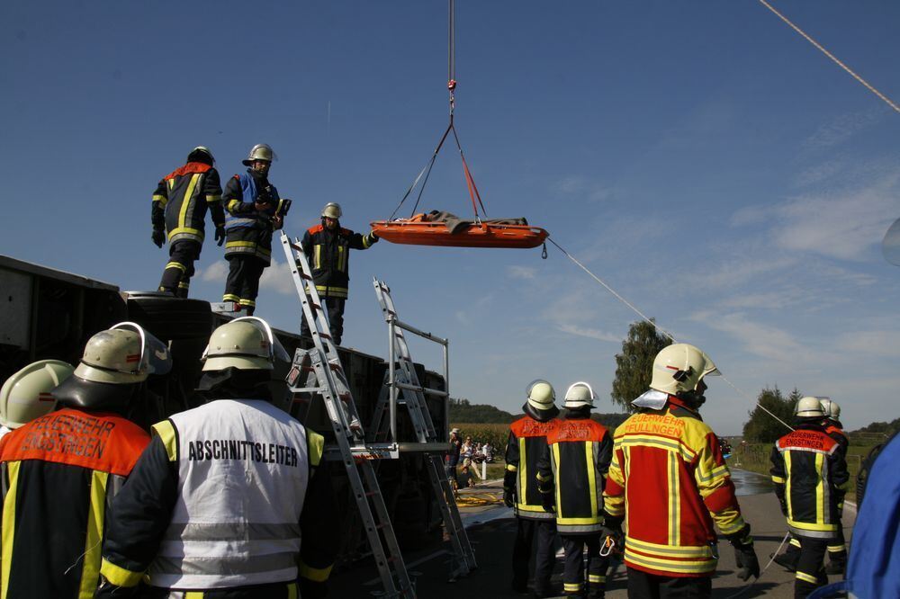 Großübung Feuerwehr Engstingen September 2011