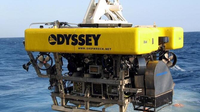 Mit einem ROV (Remotely Operated Vehicle) wie diesem gehen die professionellen Schatzsucher auf Beutefang.