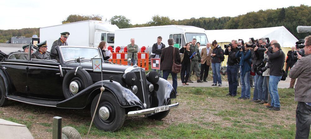 Dreh zum Film »Rommel« in Römerstein.