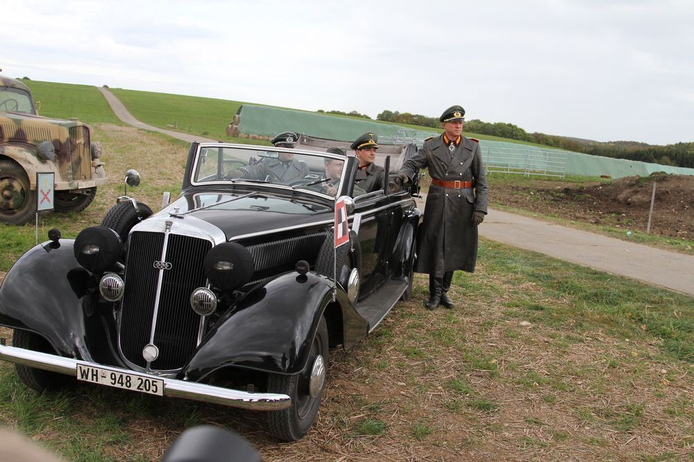 Dreh zum Film »Rommel« in Römerstein.