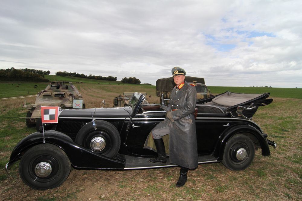 Dreh zum Film »Rommel« in Römerstein.