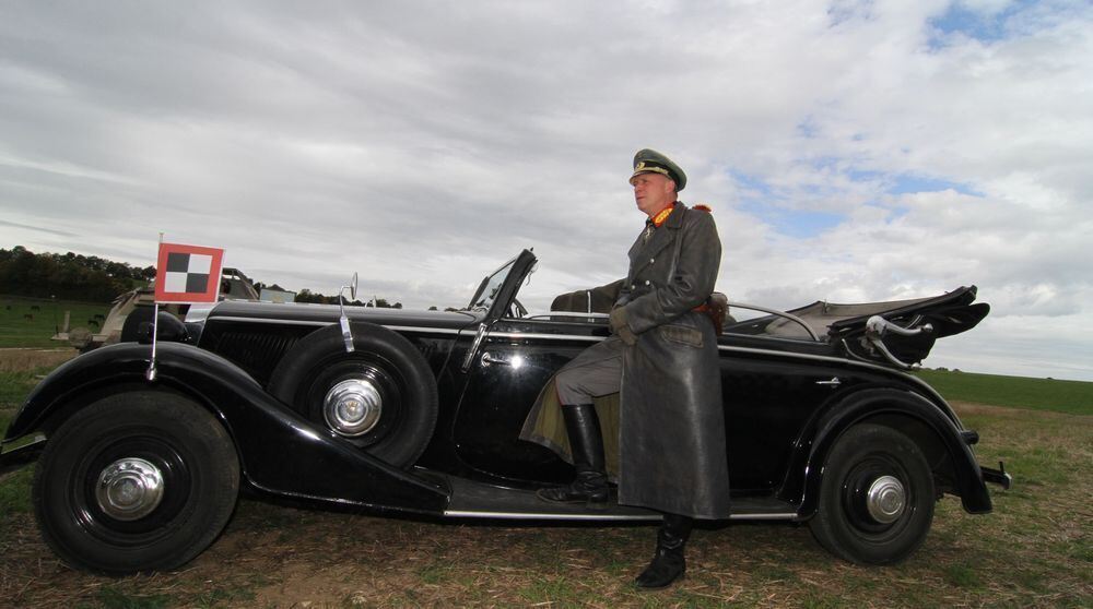 Dreh zum Film »Rommel« in Römerstein.