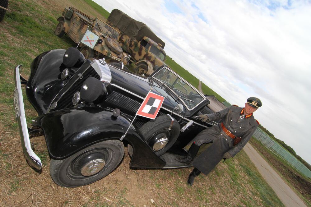 Dreh zum Film »Rommel« in Römerstein.