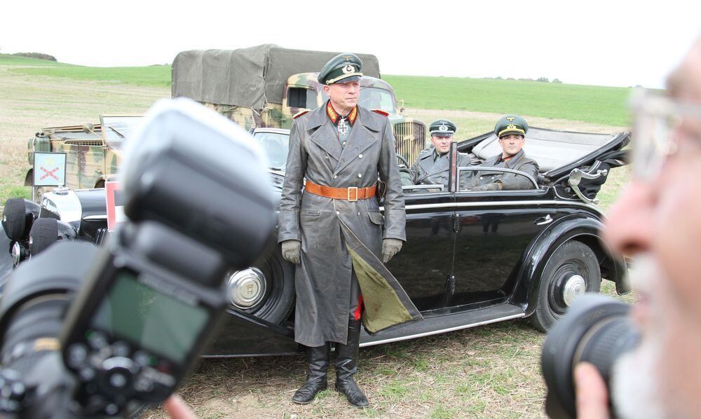 Dreh zum Film »Rommel« in Römerstein.