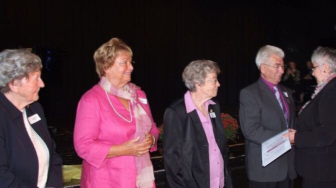 Viel Grund zum Feiern bei der Ehrungsmatinee des Chorverbands Ludwig Uhland. FOTO: MAR