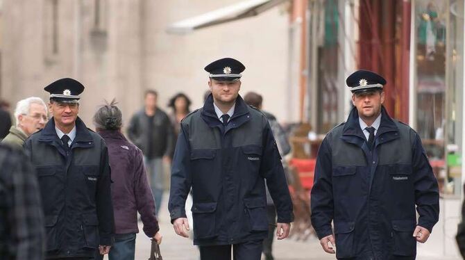 Nach drei Jahren Einsatz gab es mächtig Lob für den kommunalen Ordnungsdienst  FOTO: TRINKHAUS