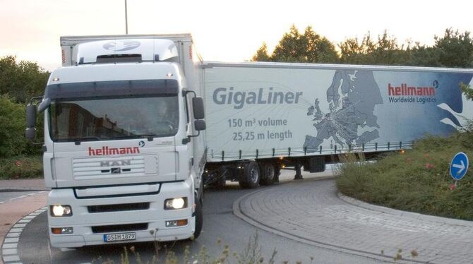 25 Meter lang ist ein Gigaliner.