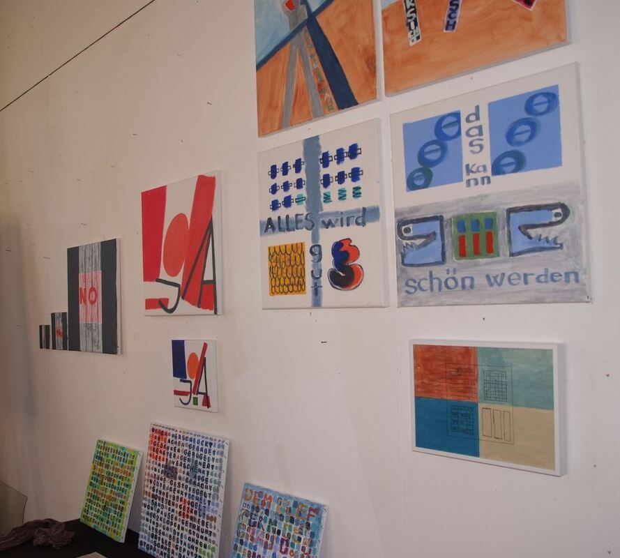 Offenes Atelier in der alten Spinnerei. Foto: Sander