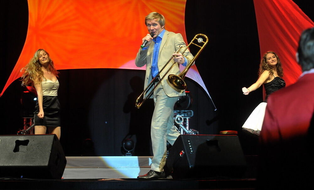 Peter Rist und Freunde in der Listhalle. Foto: Niethammer