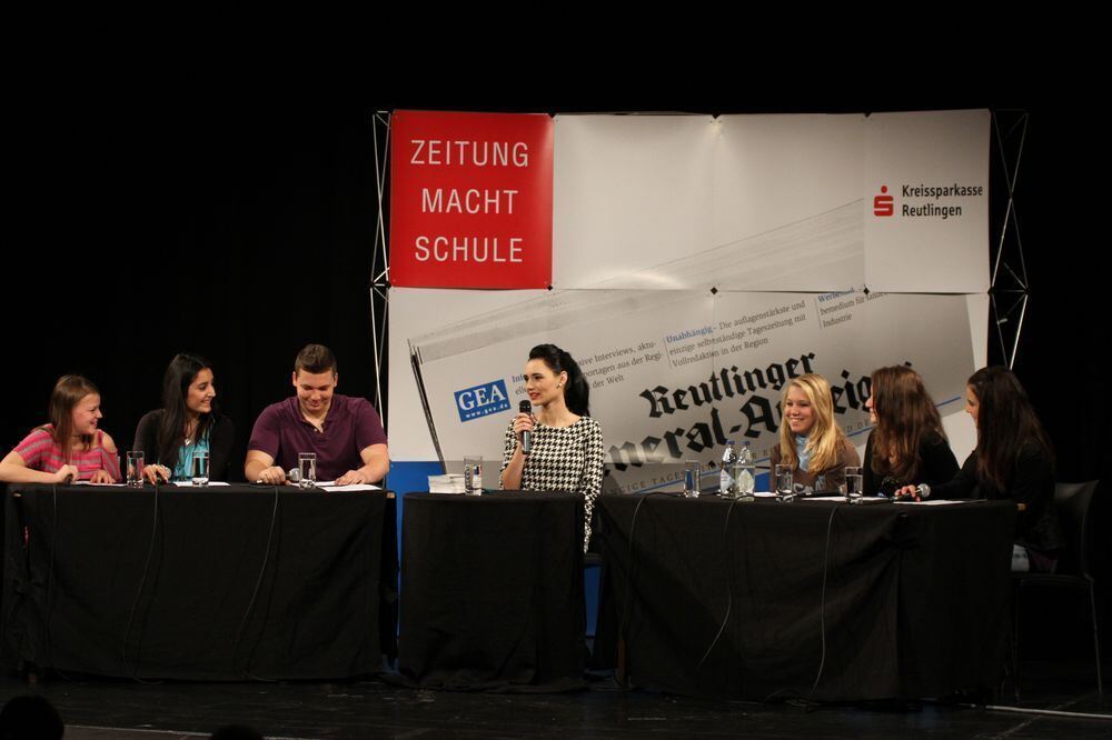 Zeitung macht Schule »Germany's next Topmodel« Marie Luise